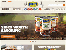 Tablet Screenshot of bushbeans.com